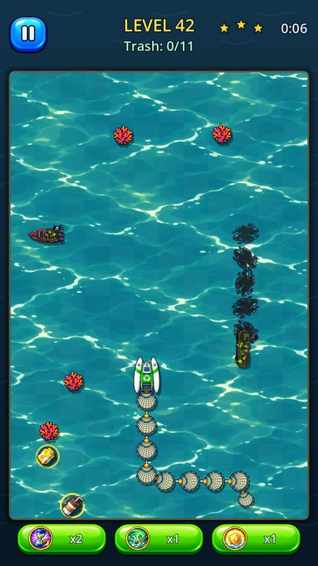 Catching trash in the Red Sea